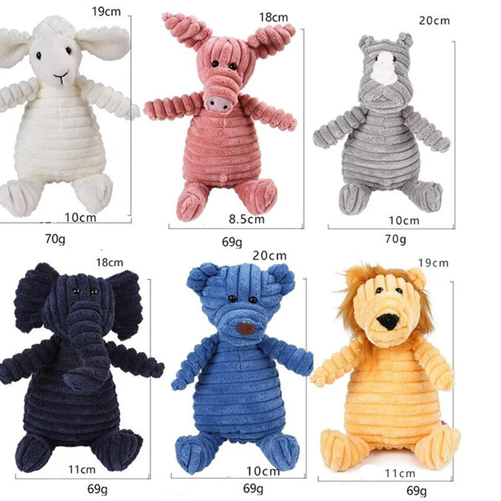 Durable Plush Animal Dog Toy